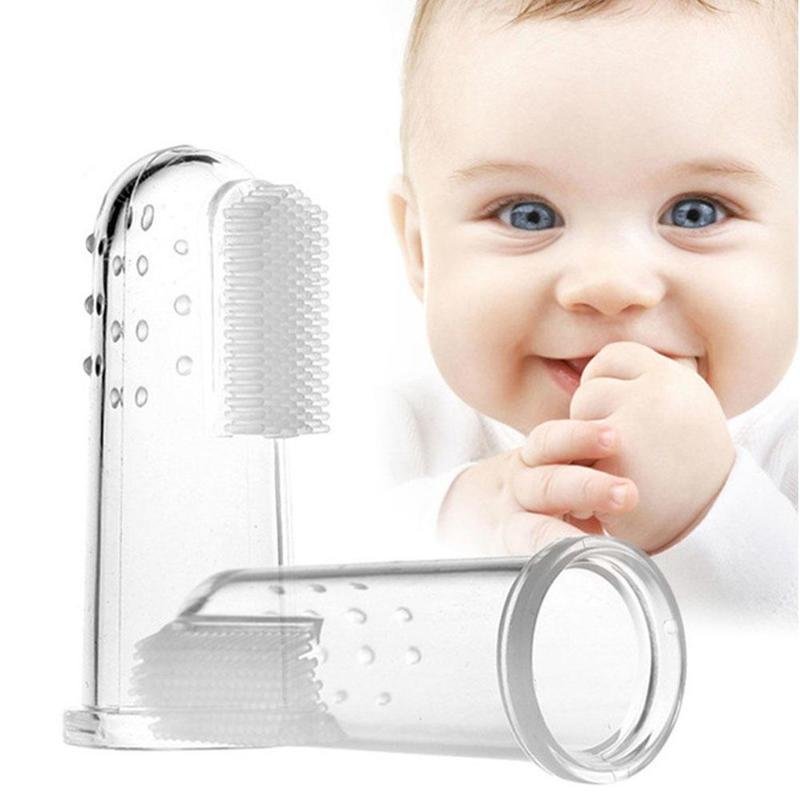Tasfi Soft Silicone Baby Finger Toothbrush & Oral Massager with Case 3
