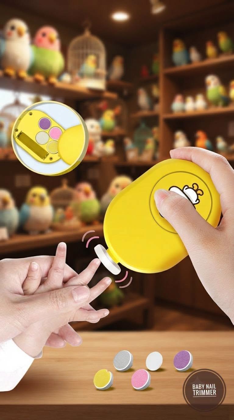 Electric Baby & Adult Nail Trimmer / Polisher Kit 3