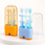 Tasfi 3-in-1 Silicone Baby Toothbrush & Tongue Cleaner Set with Storage Case